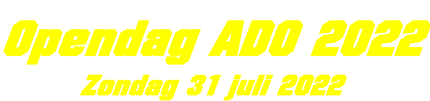 Opendag ADO 2022 Zondag 31 juli 2022